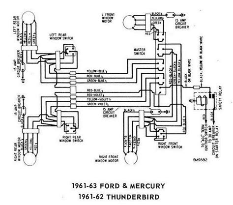 1957 ford thunderbird underhood wiring diagram 